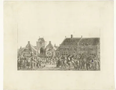 Franse troepen trekken Breda binnen, 1793