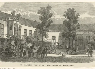 Franse tuin in het Park aan de Plantage Parklaan te Amsterdam