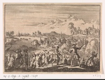 Fransen veroveren onder Pointis Carthagena in Zuid-Amerika, 1697
