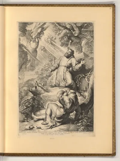 Franz von Assisi empfängt die Stigmata