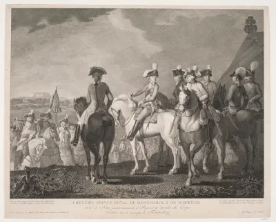 Frédéric Prince Royal de Danemarck dans le voisinage de Fredericsberg