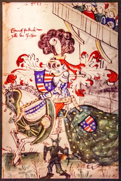 Frederick II the count of Celje at the council in Constance, 1415.