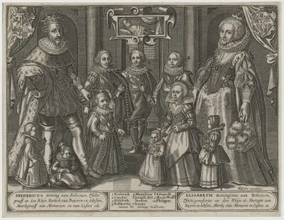 Frederick V, King of Bohemia, Elizabeth and Their Family