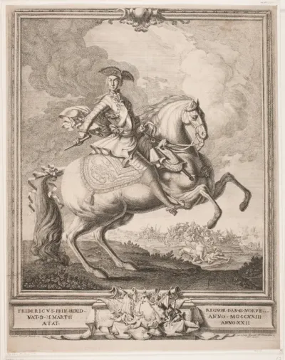 Frederik 5. som Kronprins til hest