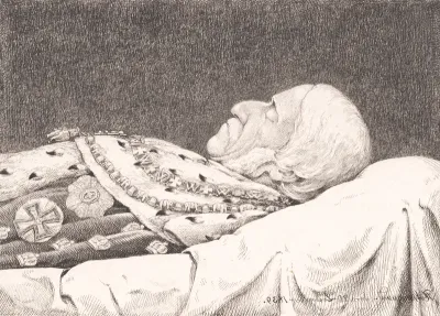 Frederik 6. på lit de parade