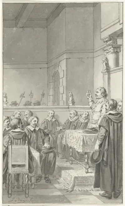Frederik Hendrik legt de eed af als stadhouder, 1625