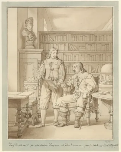 Frederik III lader udarbejde Kongeloven ved Peder Schumacher.