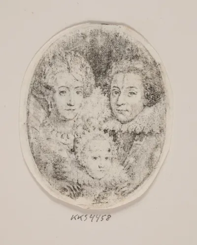 Frederik V af Bøhmen med hustruen Elisabeth og sønnen Frederik Henrik