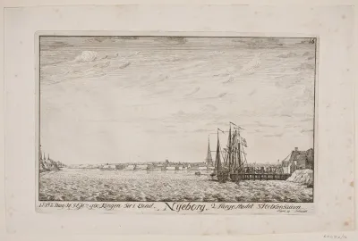 Frederik V's landgang i Nyborg