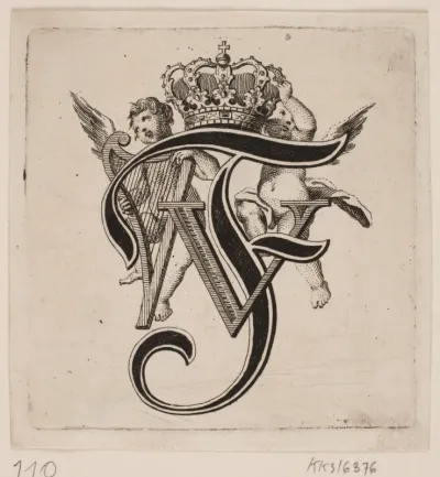 Frederik V's monogram