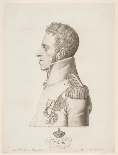 Frederik VI, brystbillede