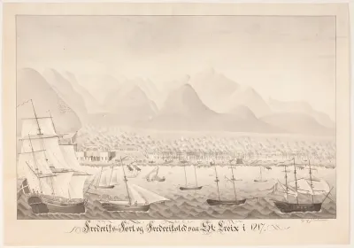 Frederiksfort og Frederiksted på Skt. Croix