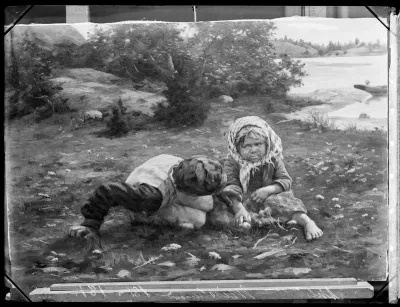 Fredrik Ahlstedt: "Huonolla tuulella" n. vuodelta 1890