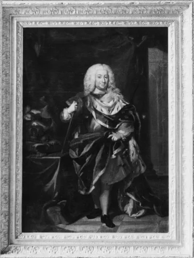 Fredrik I (1676-1751), count of Hessen-Kassel, king of Sweden, married to 1. Lovisa Dorotea Sofia of Preussen, 2. Ulrika Eleonora t.Y. of Sweden