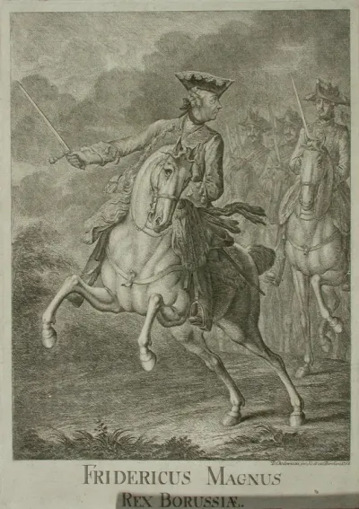 Fredrik Suuri ratsailla