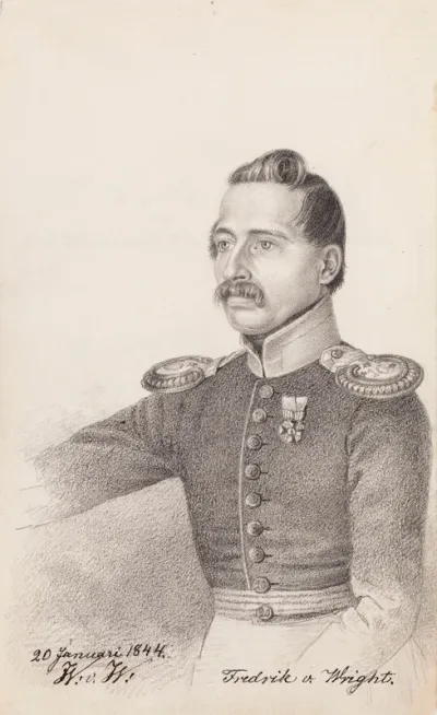 Fredrik von Wright, the artist's brother