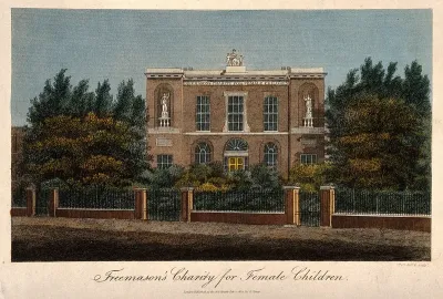 Freemason's Charity for Female Children, Southwark, London: facade