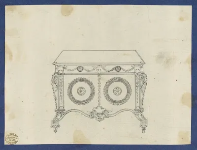 French Commode, from Chippendale Drawings, Vol. II