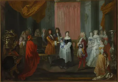 French Dauphin presented with an order