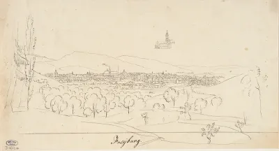 "Freÿburg" (von Norden)