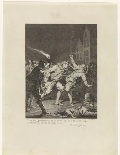 Frezin door Goignies gedood, 1581