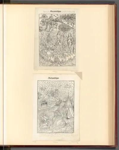 Fridolin, Stephan: Schatzbehalter, 4. Figur; 5. Figur (Buchillustration)