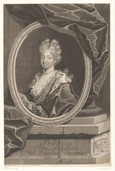 Friederike von Sachsen-Gotha-Altenburg, vorstin van Anhalt-Zerbst