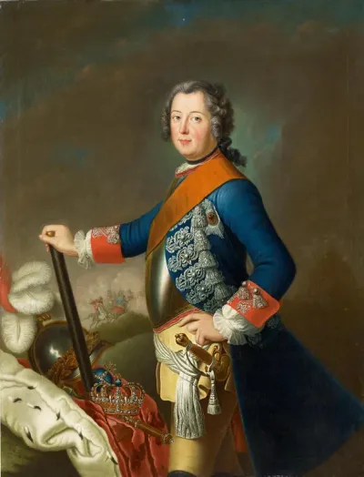 Friedrich II von Preußen als junger Heerführer