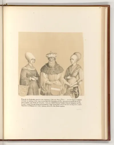 Friedrich von Tirol, Elisabeth von der Pfalz, Anna von Braunschweig
