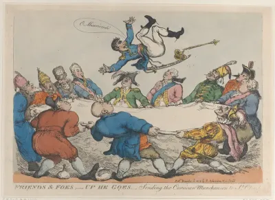 Friends and Foes–Up He Goes–Sending the Corsican Munchausen to St. Cloud's