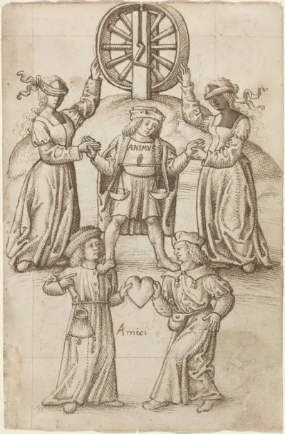 "Friendship Is Equality; A Friend Is Another Self" [fol. 10 recto]