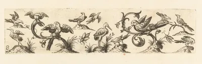 Fries met twaalf vogels