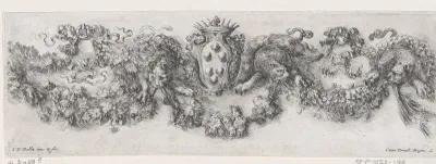 Fries met wapen van de familie De' Medici en vier panters