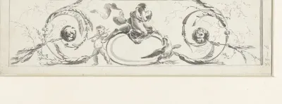Fries, samengesteld uit acanthus-ranken