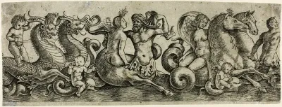Frieze with Tritons and Nymphs