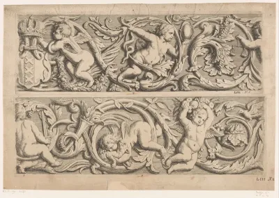 Friezen met putti