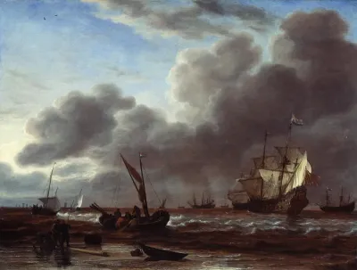 Frigate "Amsterdam" near Den Helder