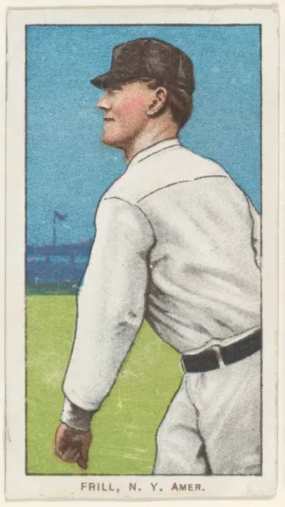 Frill, New York, American League, from the White Border series (T206) for the American Tobacco Company