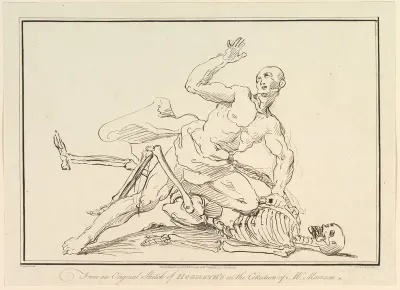 From an Original Sketch of William Hogarth's in the Collection of Mr. Morrison