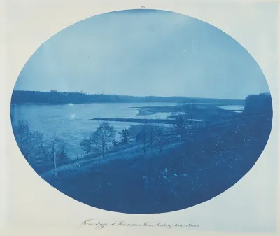 From Bluffs at Merrimac, Minn. Looking Downstream