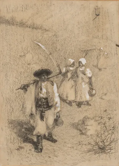 From Meadows - Study for a Painting