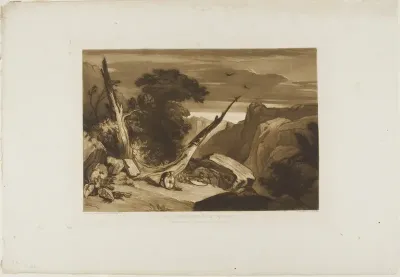 From Spenser's Fairy Queen, plate 36 from Liber Studiorum