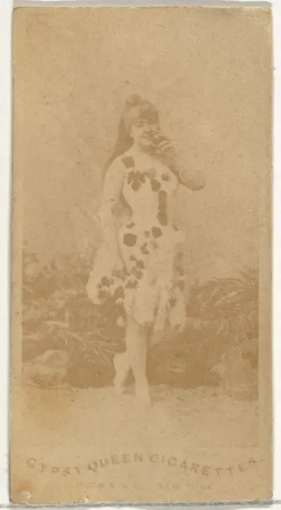 From the Actors and Actresses series (N171) for Gypsy Queen Cigarettes