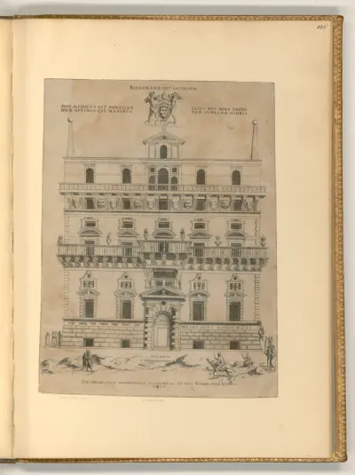 Frontansicht des Palazzo Bocchi in Bologna