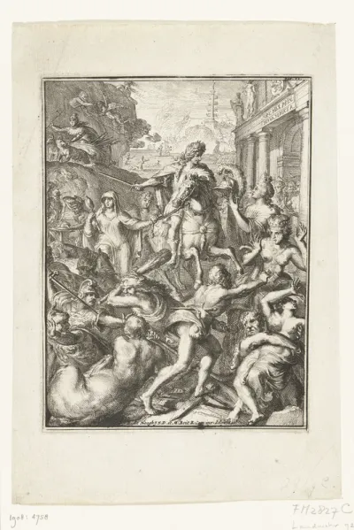 Frontispice voor L. Rotgans, Wilhelm de Derde, 1700