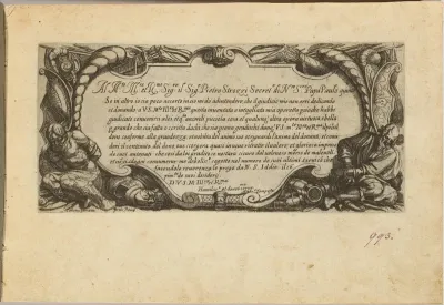 Frontispiece: Dedication to Pietro Strozzi