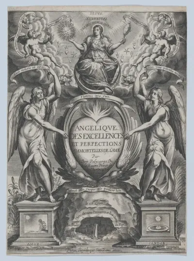 Frontispiece for 'Angélique des excellences de l'âme'