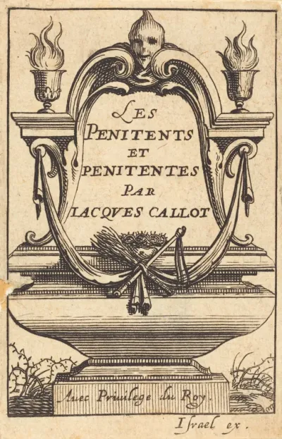 Frontispiece for Callot's "The Penitents"