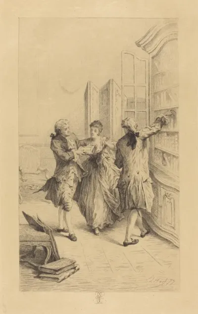 Frontispiece for "La Reliure française"