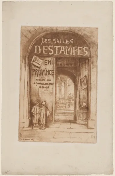 Frontispiece for "Les Salles d'Estampes"